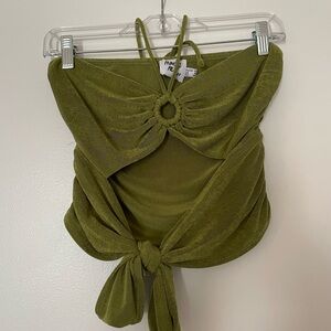 Princess Polly Olive Green Women's Top